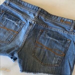 Denim shorts